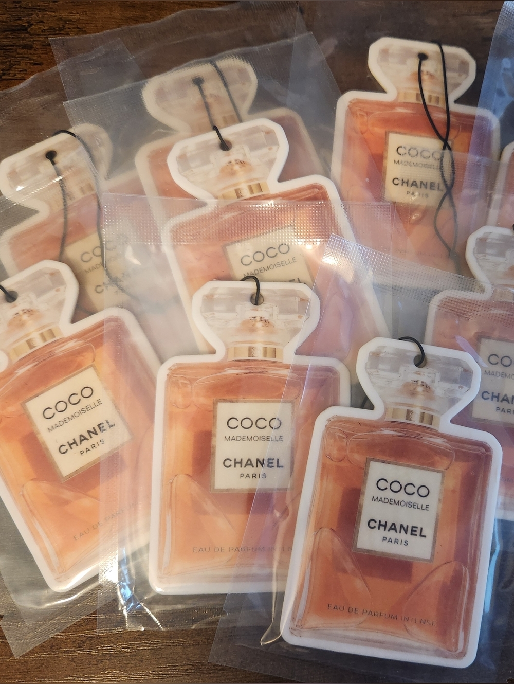 CHANEL Coco Mademoiselle Pink/Peach Bottle Air Fresheners (Set)